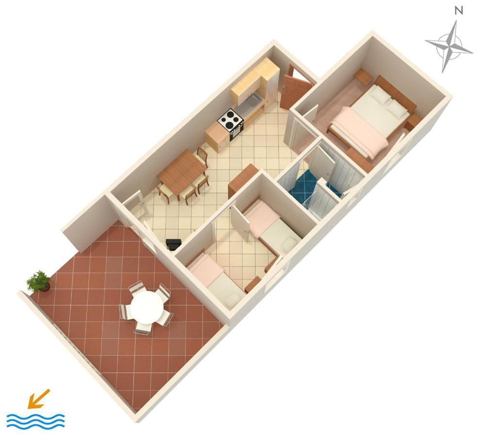 Apartments By The Sea Mandre, Pag - 4098 Dış mekan fotoğraf